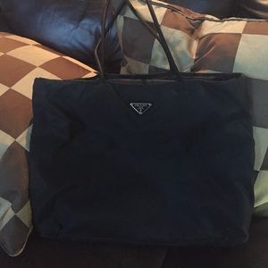 Authentic Medium Black Nylon Prada