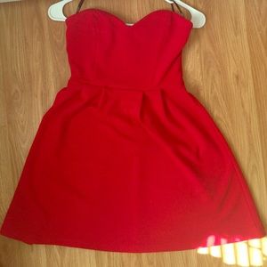 Forever21 strapless sweetheart dress size small