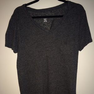 Gray V-Neck