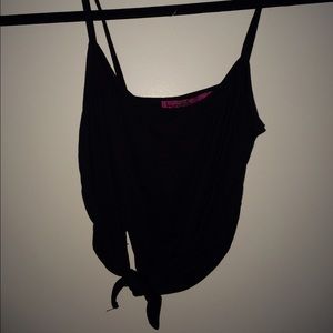 Black Crop Tank