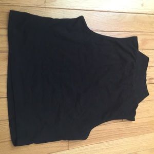 Black crop top