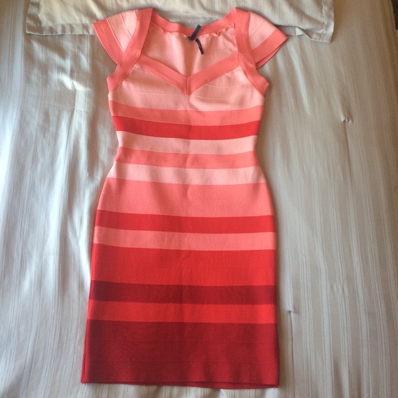 Pink Guess bandage dress