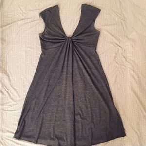 SALE! Express Grey Knit Cap Sleeved Dress