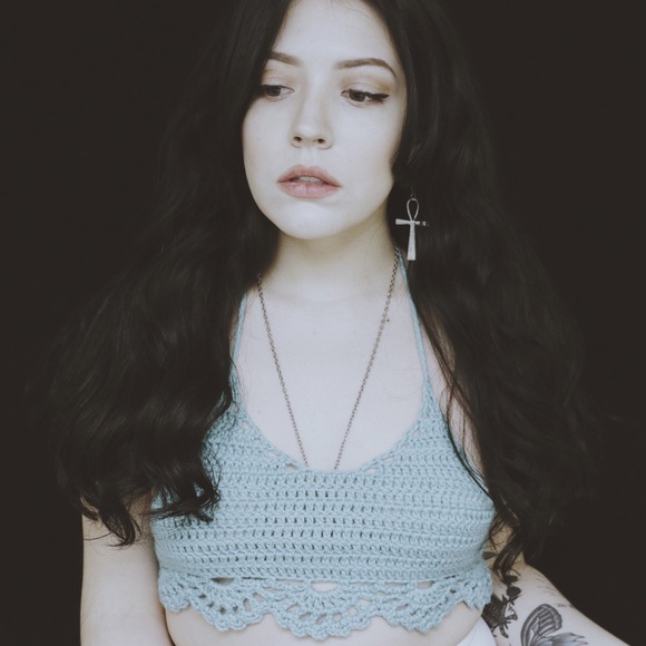 WYLDSOL crochet lace bralette top