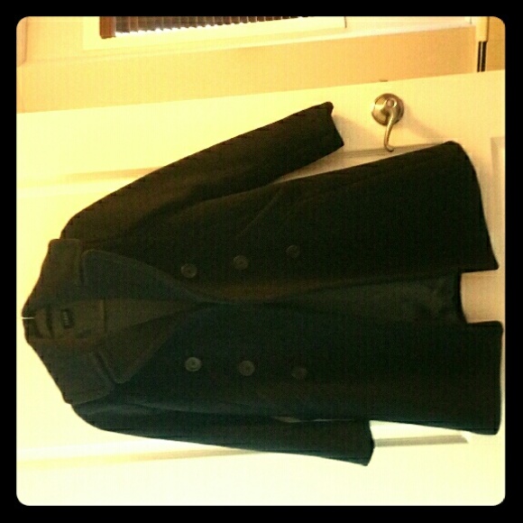 J.Crew black pea coat