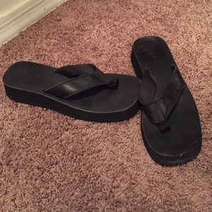 Reef thick flip flops