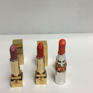 3 Yves Saint Laurent lipsticks