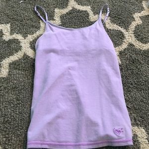 Purple justice tank top gently used