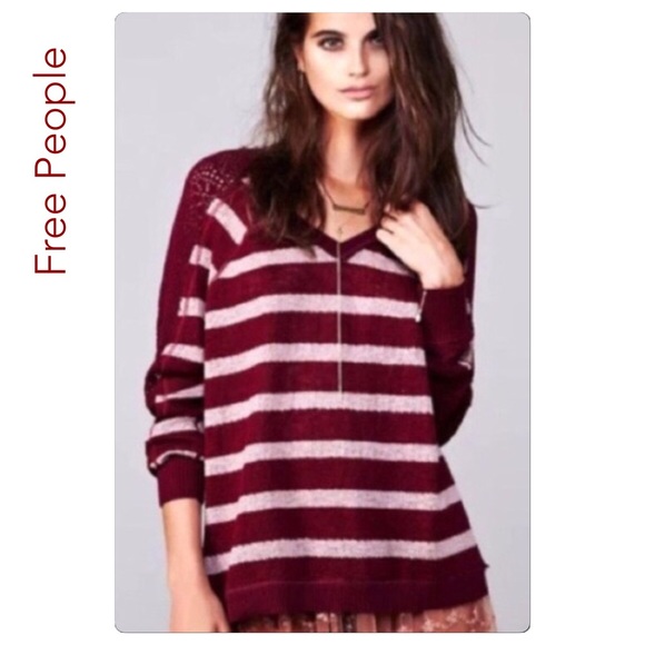 Free People Sweaters - ♣️ Free People "We the Free" striped boho sweater