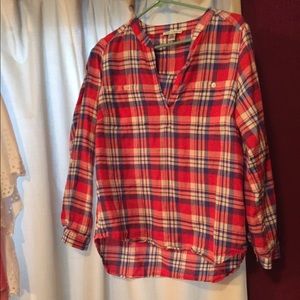 Dalia Collection plaid shirt