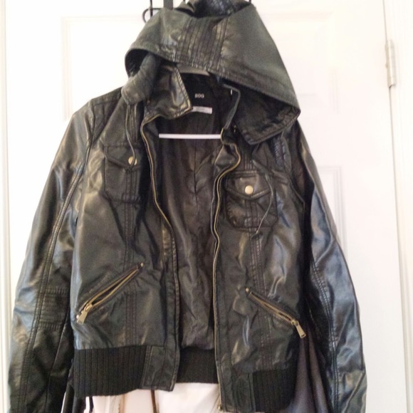 BDG lether jacket！