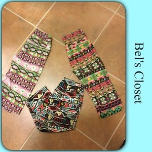 Lot of 3 caprice leggings.