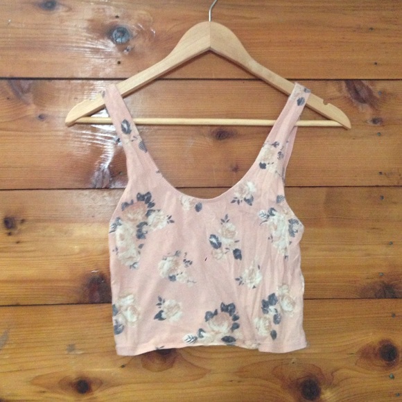 Urban Outfitters floral crop top