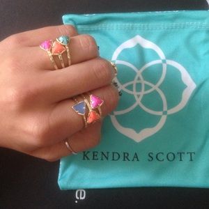 Kendra Scott Ann Stackable rings WITH BONUS RING.
