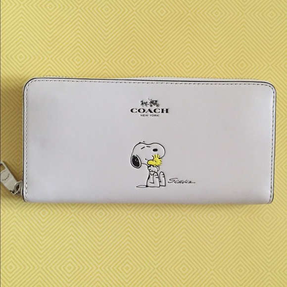 Coach Handbags - COACH Snoopy Zip Wallet