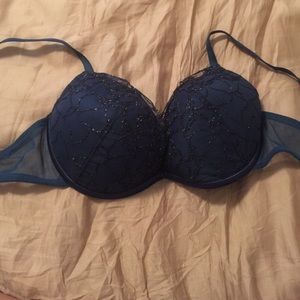 Navy blue bra