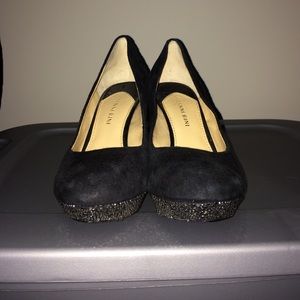 Black with sparkle Gianni Bini heels
