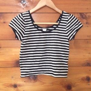 Striped Crop Top