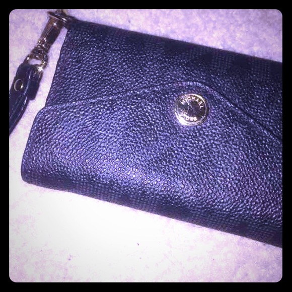 Michael Kors Handbags - Black Wristlet wallet for iPhone auth MK