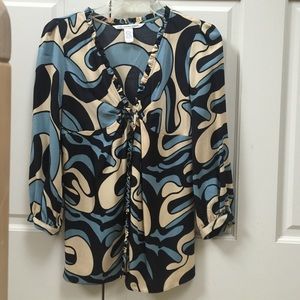 DvF Diane Von furstenburg silk blouse