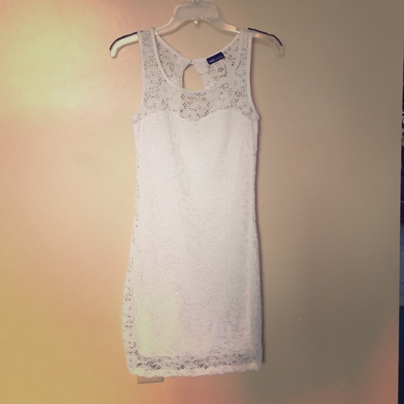 Wet Seal White Lace Dress