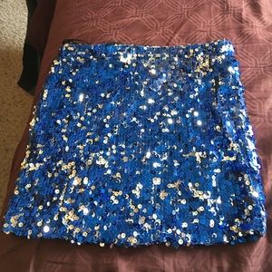 Forever 21 sequin mini skirt