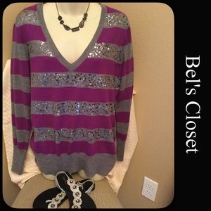 Beautiful sequence sweater