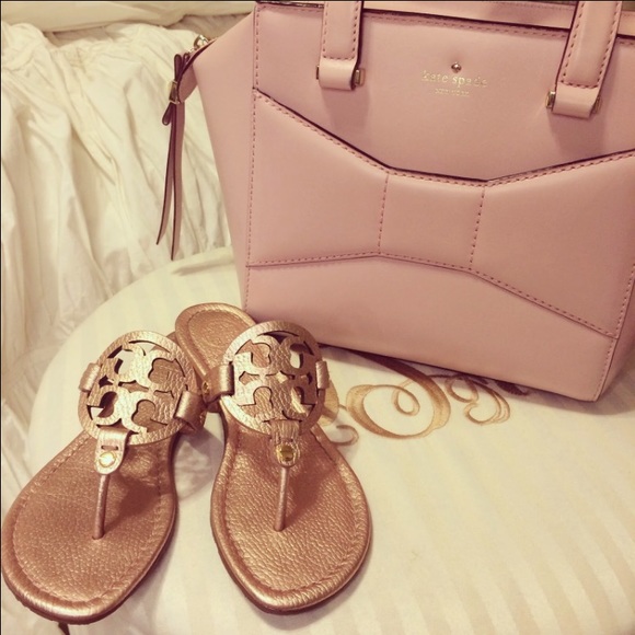 Tory Burch Miller Sandals GOLD
