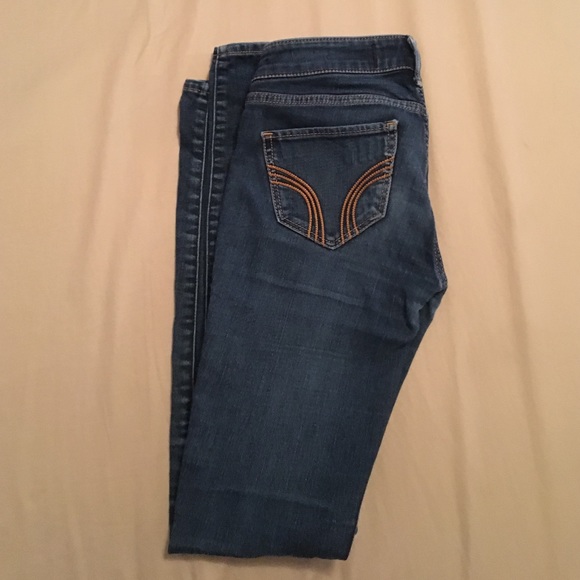 Dark Blue Hollister Skinny Jeans - Picture 2 of 4