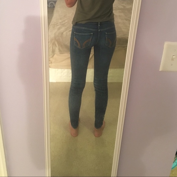 Dark Blue Hollister Skinny Jeans - Picture 4 of 4