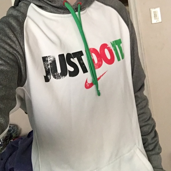 Nike Tops - Nike just do it hoodie