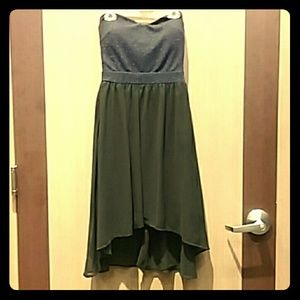 Navy and Black Dress