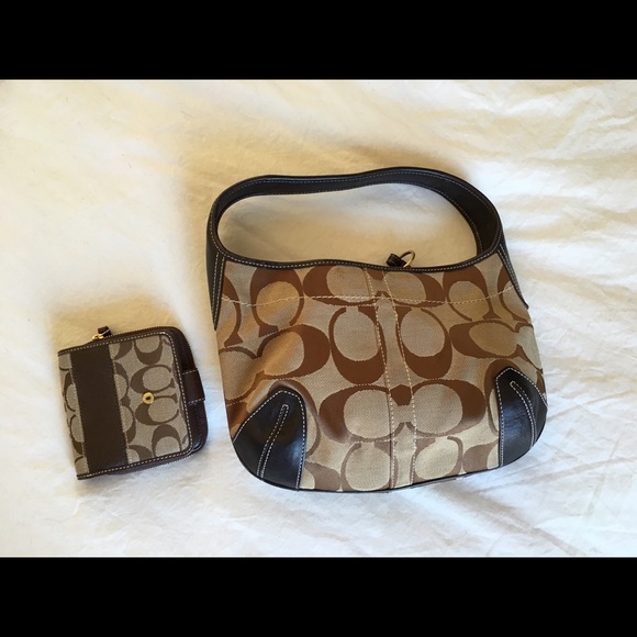 Coach bag and wallet