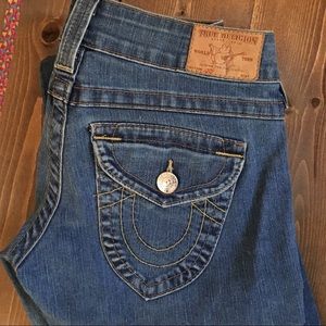 True religion flare jeans. Size:25