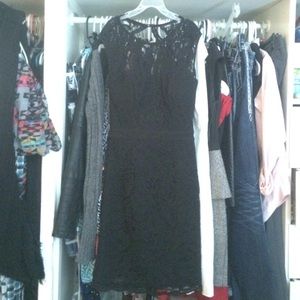 Little black lace dress