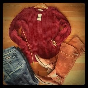 Michael Kors burgundy sweater