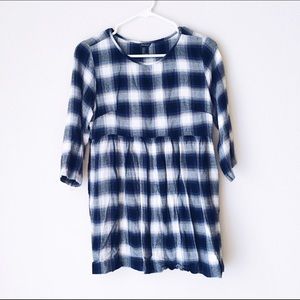 • new • F21 Blue Plaid Tunic