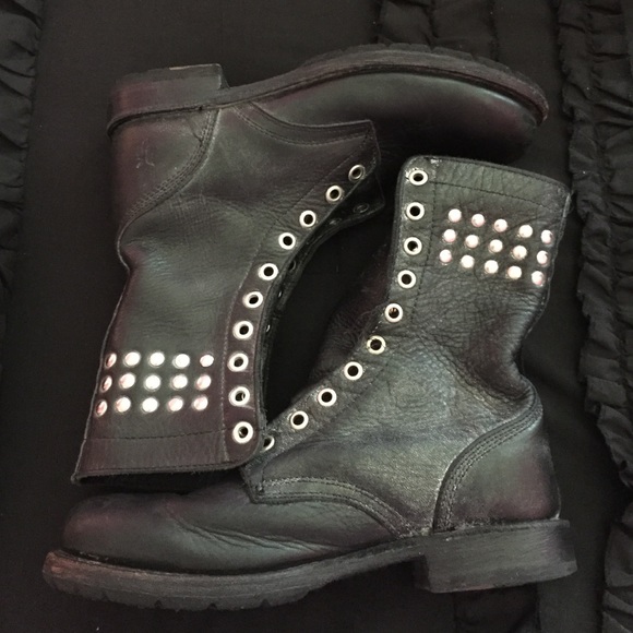 Frye 2 way studded booties