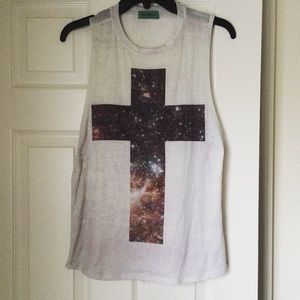 Galaxy Cross Muscle Tank