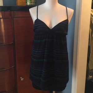 Striped volcom summer tank