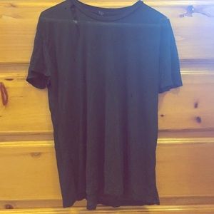 Brandy Melville black ripped t shirt