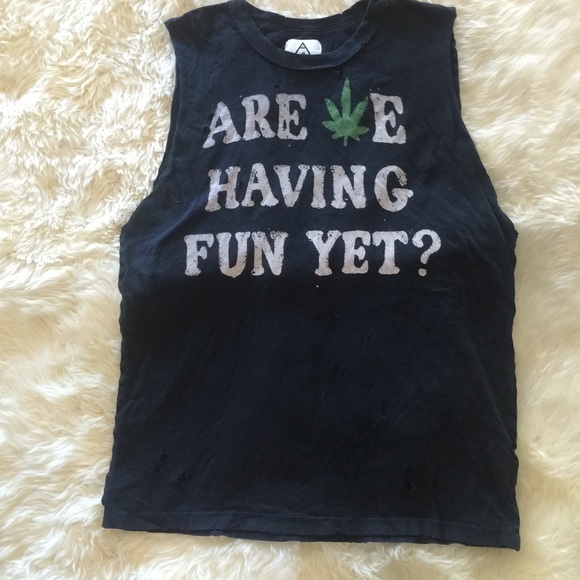 UNIF Are Weed Having Fun Yet shirt S