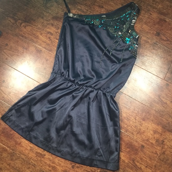 Ya Los Angeles Dress Tunic size S Dark Gray