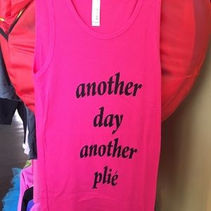 Hot pink Ballet tank
