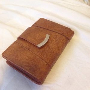 Wallet (light brown) boho style