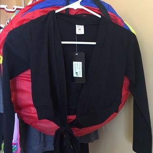 Medium child black ballet sweater