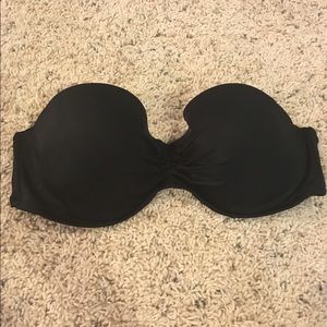 Victoria's Secret black bandau swim top