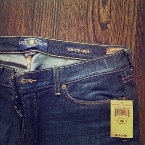 Lucky Brand Zoe Straight Jeans size 18/34