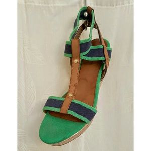 Tommy Hilfiger color-blocked wedges