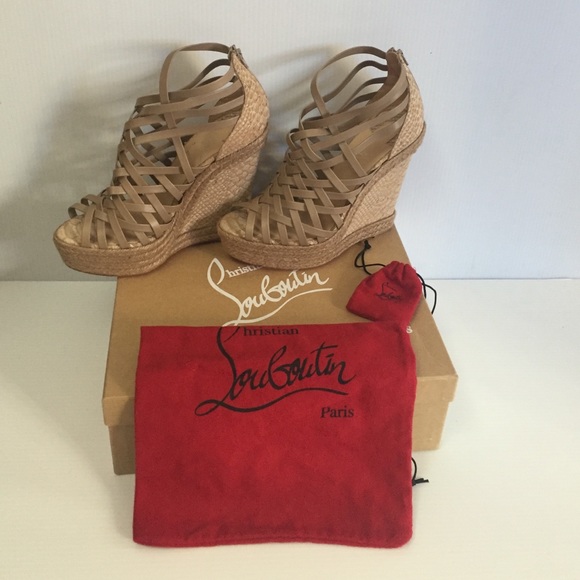 Christian Louboutin Shoes - Brand new incredible wedges.